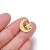 Picture of 304 Stainless Steel Galaxy Charms Multicolor Half Moon Star