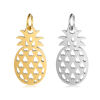 Picture of 304 Stainless Steel Charms Multicolor Pineapple/ Ananas Fruit