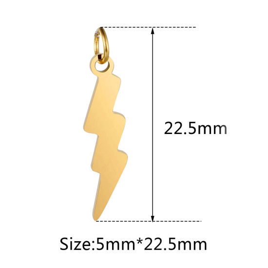 Immagine di 304 Acciaio Inossidabile Tempo Collezione Charms Lampo Multicolore 2 Pz