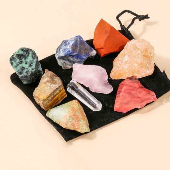 Изображение Камень ( Природный ) Полудрагоценный Камень Бесформенный Разноцветный 1 Пакет