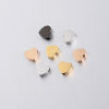 Picture of 304 Stainless Steel Valentine's Day Beads Heart Multicolor Polished