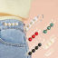 Picture of Acrylic Elegant Pin Brooches Gold Plated Multicolor Imitation Pearl Clear Rhinestone