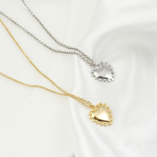 Immagine di Ottone San Valentino Charms Cuore Multicolore 14mm x 12mm, 2 Pz