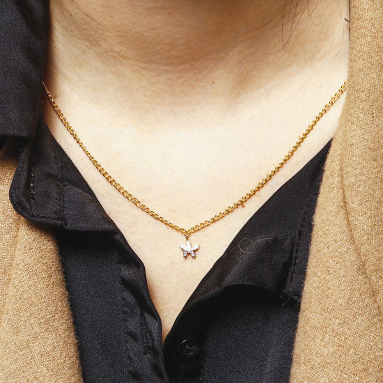 Изображение Латунь Морские Украшения Подвески Морская Звезда Бижутерия усыпанная мелким фианит Разноцветный Искусственный Циркон 10мм x 8мм, 1 ШТ