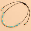 Picture of Acrylic Boho Chic Bohemia Dainty Bracelets Delicate Bracelets Beaded Bracelet Gold Plated Multicolor Round Adjustable