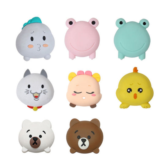 Picture of Cute Silicone Self Adhesive Door Handle Stopper Bumper Guard Wall Protector