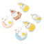 Picture of Zinc Based Alloy Cute Charms Gold Plated Multicolor Cat Rabbit Animal Enamel