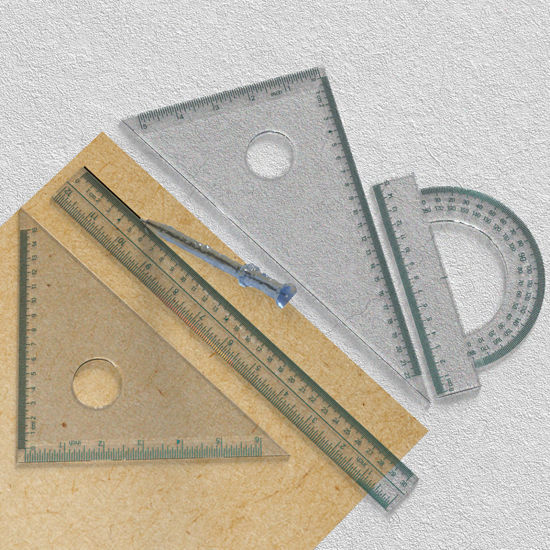 Bild von Silikon Gießform Lineal Weiß 16.1cm x 10.2cm, 1 Stück