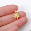 Picture of 304 Stainless Steel Religious Jewelry Star Of David Charms Multicolor Star Of David Hexagram 18mm x 15mm