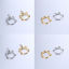 Immagine di 304 Acciaio Inossidabile Beniamino Contorno Charms Gatto Multicolore Filigrana 1 Pz