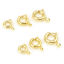 Picture of Hypoallergenic Brass Bolt Spring Ring Clasps Round Disc Real Gold Plated