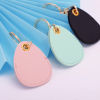 Picture of PU Leather Simple Keychain & Keyring Gold Plated Multicolor Drop