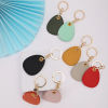 Picture of PU Leather Simple Keychain & Keyring Gold Plated Multicolor Drop
