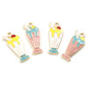 Picture of Zinc Based Alloy Charms Gold Plated Multicolor Cup Beverages Enamel