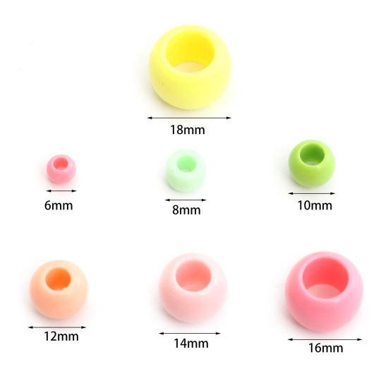 Immagine di Acrilato Perline Tondo A Random Opaco 1000 Pz