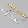 Imagen de Aleación de Metal de Zinc + Cobre Convertidores de Broches para Cambiar Broches y Colgantes Gota Multicolor 10 Unidades