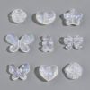 Picture of Acrylic Beads Transparent Clear AB Rainbow Color Butterfly Animal Heart Glitter