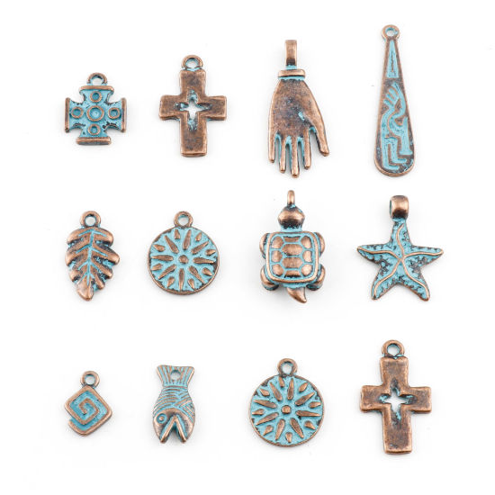 Picture of Zinc Based Alloy Patina Charms Antique Copper