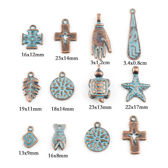 Picture of Zinc Based Alloy Patina Charms Antique Copper