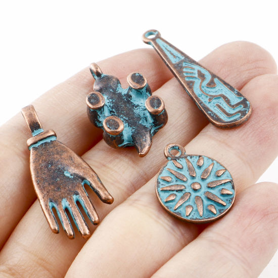 Picture of Zinc Based Alloy Patina Charms Antique Copper