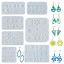 Picture of Silicone Resin Mold For Pendants Earring Jewelry Making White