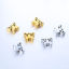 Imagen de Acero Inoxidable Insecto Cuentas Mariposa Multicolor Pulido 9mm x 7.5mm, Agujero: Aprox 1.6mm, 5 Unidades