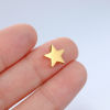 Picture of Stainless Steel Galaxy Beads Pentagram Star Multicolor Polished 10mm x 9.5mm