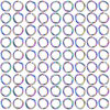 Picture of 100 PCs Vacuum Plating Stainless Steel Open Jump Rings Findings Round Multicolor
