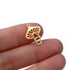 Picture of 304 Stainless Steel Charms Multicolor Mushroom 17mm x 14.5mm