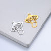 Picture of 304 Stainless Steel Charms Multicolor Mushroom 17mm x 14.5mm