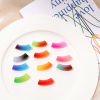 Picture of Acrylic Beads Curved Tube Multicolor Gradient Color About 3.7cm x 1.2cm