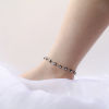 Picture of 304 Stainless Steel Religious Anklet Silver Tone Multicolor Enamel Evil Eye 22.5cm(8 7/8") long