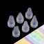 Picture of Plastic Icing Piping Nozzles Tips Cake Pastry Decoration Baking Tools Transparent Clear 3cm x 1.6cm