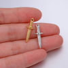 Picture of Stainless Steel Charms Multicolor Sword 24mm x 9mm