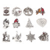 Image de 1 Pièce Pendentif Suspendue Décoration pour Fête à la Maison Noël en Alliage de Zinc Étain Antique