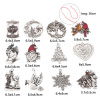 Image de 1 Pièce Pendentif Suspendue Décoration pour Fête à la Maison Noël en Alliage de Zinc Étain Antique
