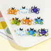 Picture of Lampwork Glass Insect Beads Butterfly Animal Multicolor About 24mm x 19mm
