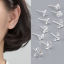 Picture of Sterling Silver Ins Style Ear Post Stud Earrings Silver Color