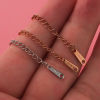 Bild von Edelstahl Verlängerungskette Extender Kette Für Halskette oder Armband Bunt Tropfen 10 Strange