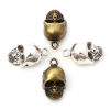 Picture of Zinc Based Alloy 3D Charms Multicolor Halloween Skeleton Skull 20mm x 11mm