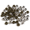 Picture of Zinc Based Alloy Spacer Beads Drum Multicolor Dot About 5mm x 3mm