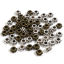 Immagine di Lega di Zinco Perline Tamburo Multicolore Polka Dot Scolpisce Circa 5mm x 3mm, Foro:Circa 2mm, 300 Pz