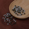 Picture of Zinc Based Alloy Spacer Beads Drum Multicolor Dot About 5mm x 3mm