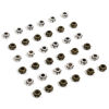 Picture of Zinc Based Alloy Spacer Beads Drum Multicolor Dot About 5mm x 3mm