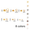 Picture of Brass Crimp Beads Cover Round Multicolor