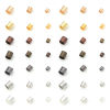 Picture of Brass Crimp Beads Cover Tube Multicolor