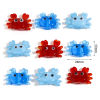 Picture of Lampwork Glass Ocean Jewelry Beads Crab Animal Multicolor About 24mm x 17mm
