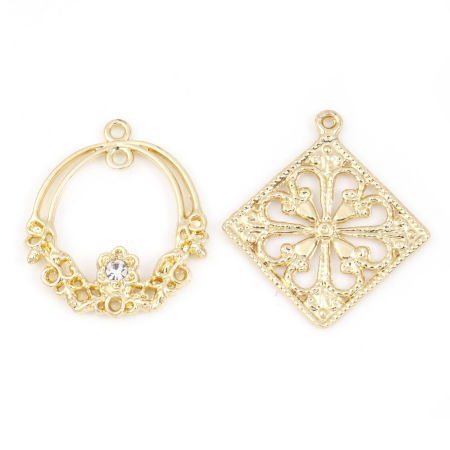 Zinc Based Alloy Style Of Royal Court Character Charms Gold Plated