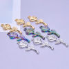 Picture of Stainless Steel Charms Multicolor Rose Flower 24mm x 10mm
