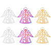 Picture of Stainless Steel Religious Pendants Multicolor Angel Filigree 3cm x 3cm